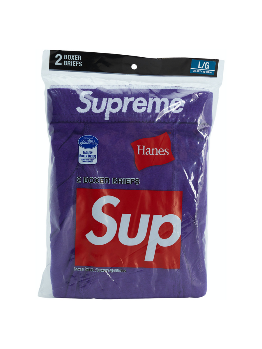 Supreme Hanes Boxer Briefs 2 Pack SSAuthentic