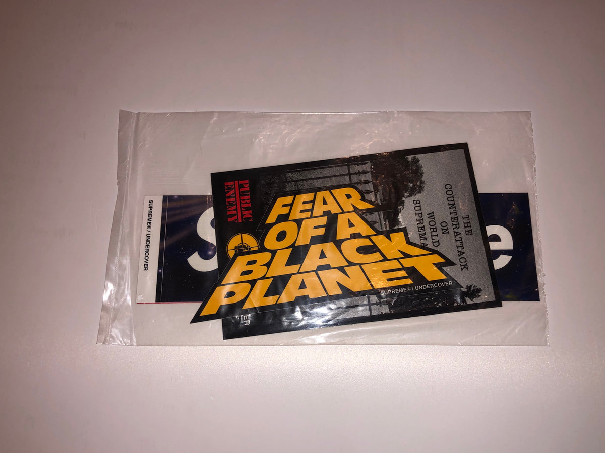 Supreme UNDERCOVER Public Enemy Full Sticker Set SSAuthentic