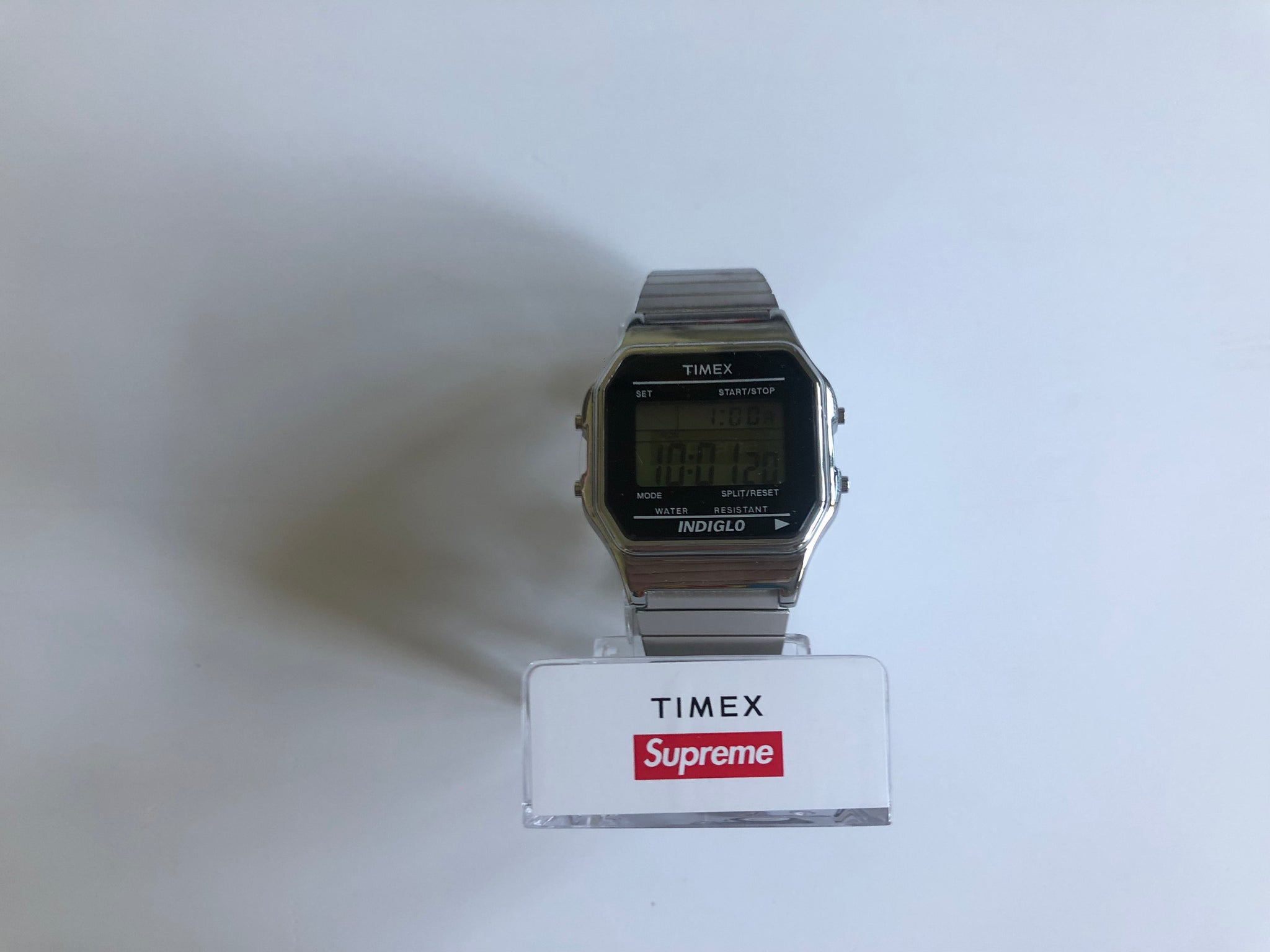 Supreme timex Digital Watch Silver-