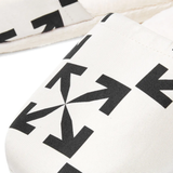 Off-White Arrow Pattern Slippers