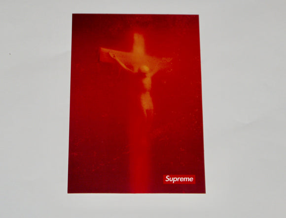 Supreme/Andres Serano Piss Christ Sticker