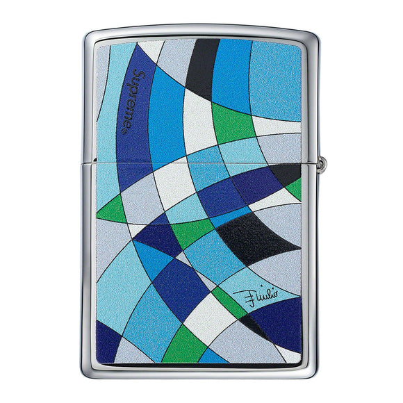 Supreme®/Emilio Pucci® Zippo® Blue