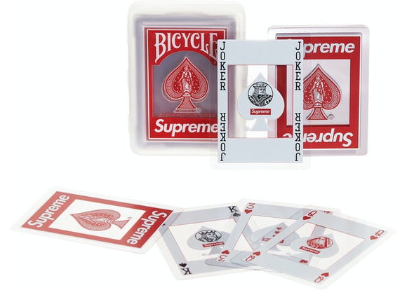 Supreme®/Bicycle® Clear Playing Cards