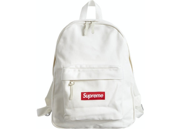 Supreme Canvas Backpack White