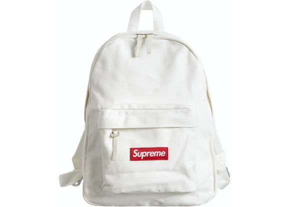 Supreme Canvas Backpack White