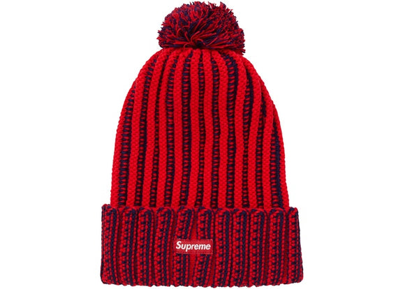 Supreme Contrast Stripe Beanie