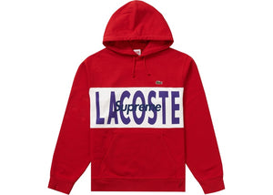 Supreme®/LACOSTE Logo Panel Hooded Sweatshirt