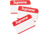 Supreme Name Badge Stickers