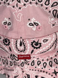 Supreme Bandana Bucket Hat Pink