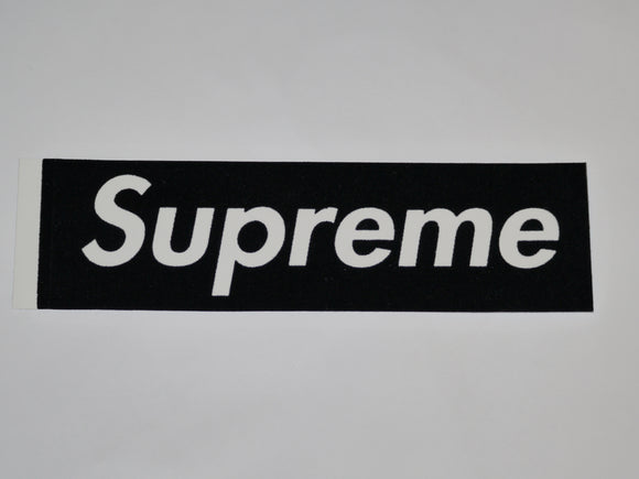 Supreme Black Felt Box Logo Sticker