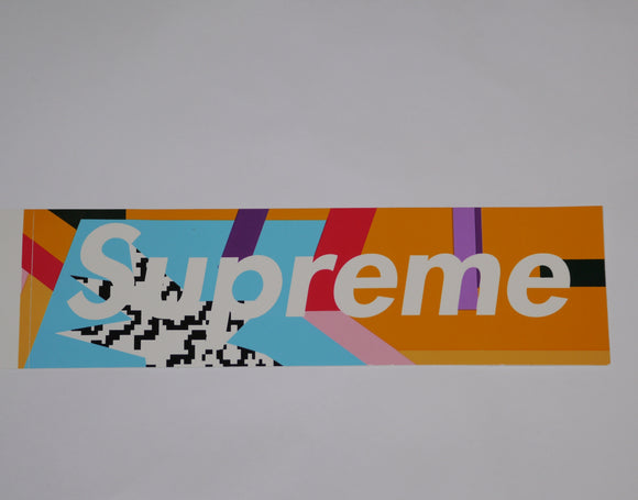 Supreme/Mendini Pink Box Logo Sticker