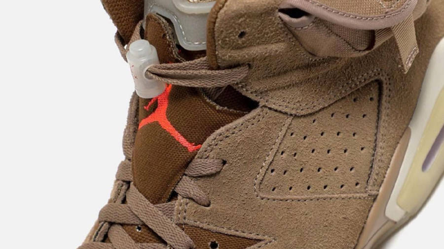 Travis Scott x Air Jordan 6 British Khaki Details